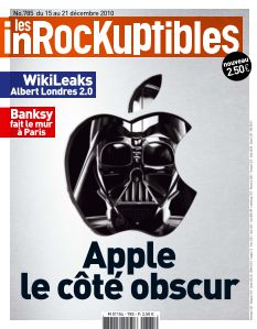 INROCKUPTIBLES | LES magazine side cover Issue 785 15 December 2010