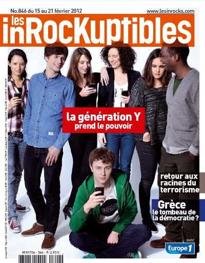 INROCKUPTIBLES | LES magazine side cover Issue 846 15 February 2012