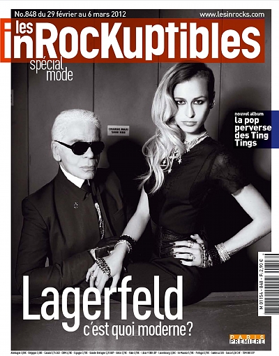 INROCKUPTIBLES | LES magazine side cover Issue 848 29 February 2012