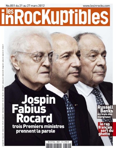 INROCKUPTIBLES | LES magazine side cover Issue 851 21 March 2012