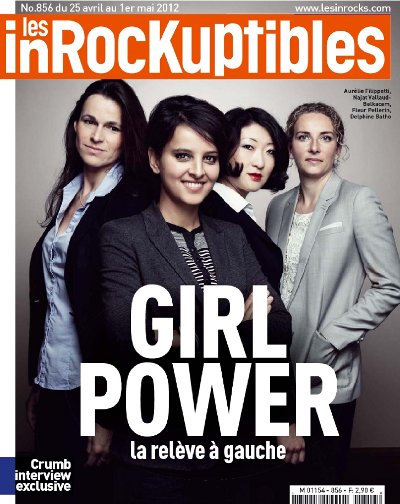 INROCKUPTIBLES | LES magazine side cover Issue 856 25 April 2012