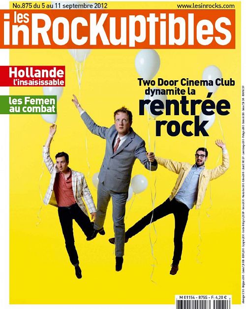 INROCKUPTIBLES | LES magazine side cover Issue 875 5 September 2012