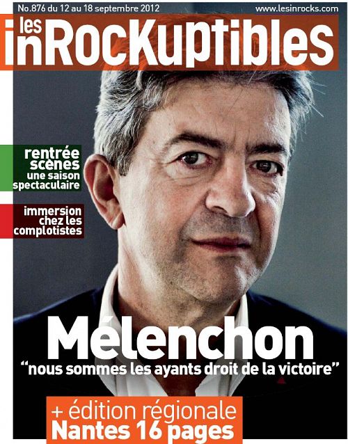 INROCKUPTIBLES | LES magazine side cover Issue 876 12 September 2012