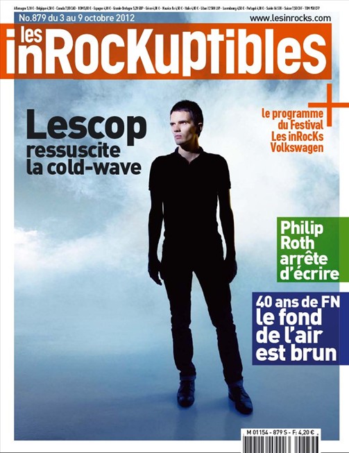INROCKUPTIBLES | LES magazine side cover Issue 879 3 October 2012
