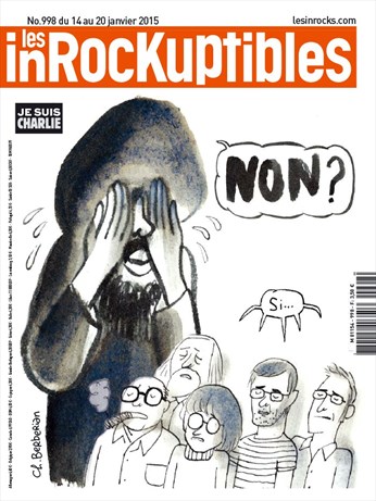 INROCKUPTIBLES | LES magazine side cover Issue 998 14 January 2015