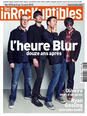 INROCKUPTIBLES | LES magazine side cover Issue 1010 8 April 2015