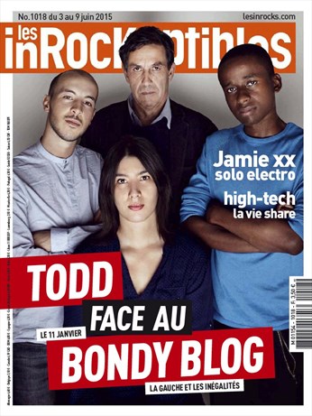 INROCKUPTIBLES | LES magazine side cover Issue 1018 3 June 2015