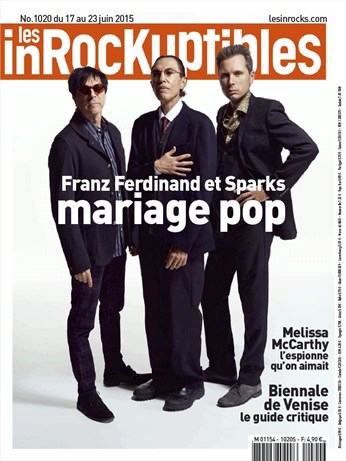 INROCKUPTIBLES | LES magazine side cover Issue 1020 17 June 2015