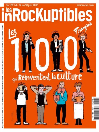 INROCKUPTIBLES | LES magazine side cover Issue 1021 24 June 2015