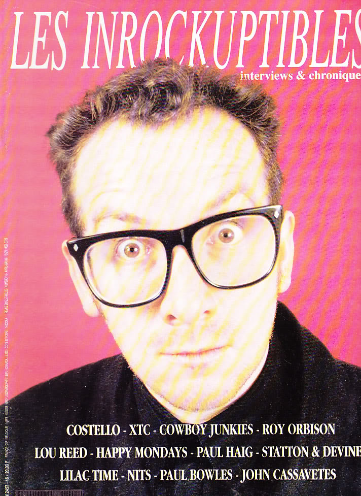 INROCKUPTIBLES | LES magazine side cover Issue 16 April 1989
