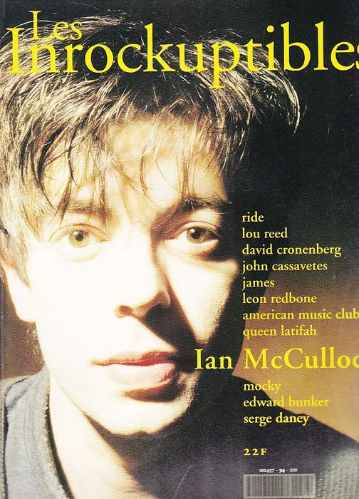 INROCKUPTIBLES | LES magazine side cover Issue 34 March 1992