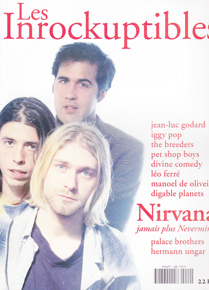 INROCKUPTIBLES | LES magazine side cover Issue 49 October 1993