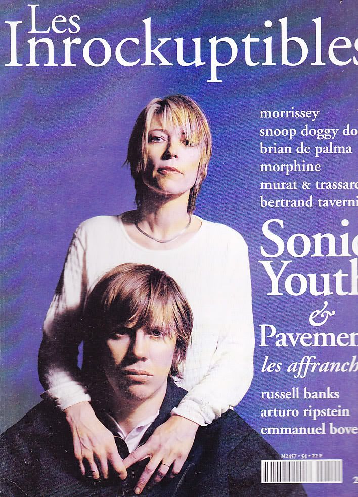 INROCKUPTIBLES | LES magazine side cover Issue 54 April 1994
