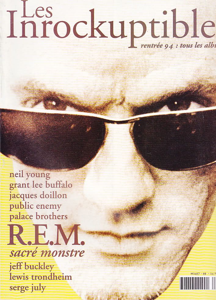 INROCKUPTIBLES | LES magazine side cover Issue 59 October 1994