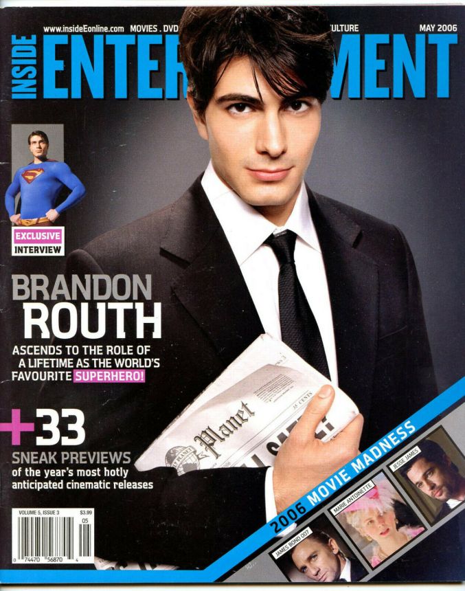 INSIDE ENTERTAINMENT magazine side cover  May 2006