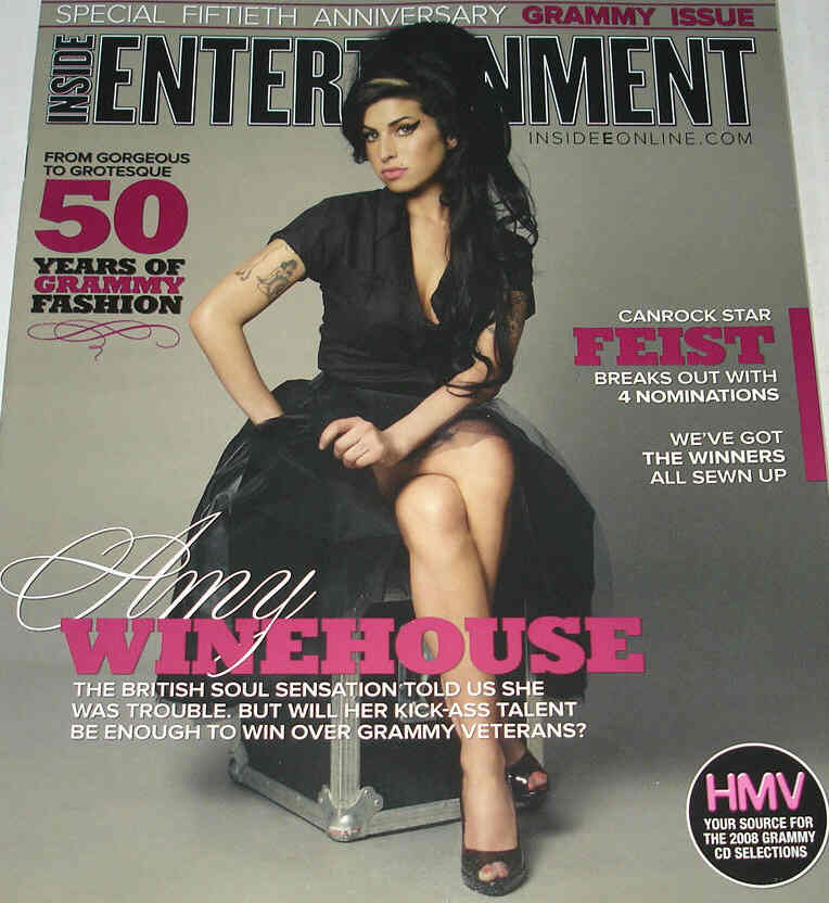 INSIDE ENTERTAINMENT magazine side cover  2008