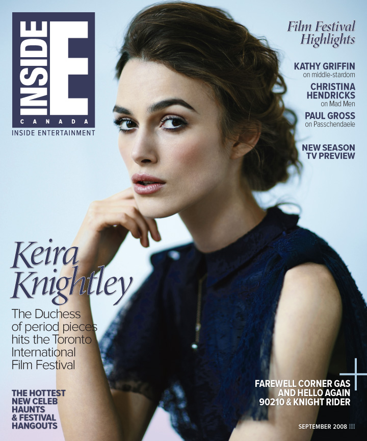 INSIDE ENTERTAINMENT magazine side cover September 2008