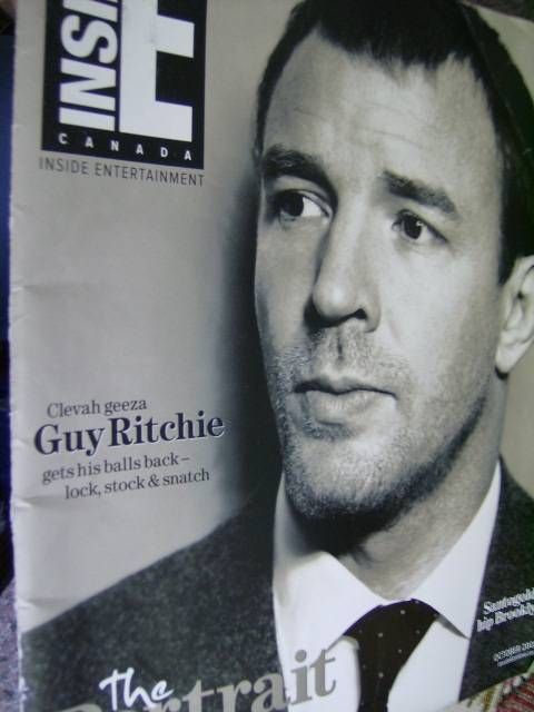 INSIDE ENTERTAINMENT magazine side cover October 2008