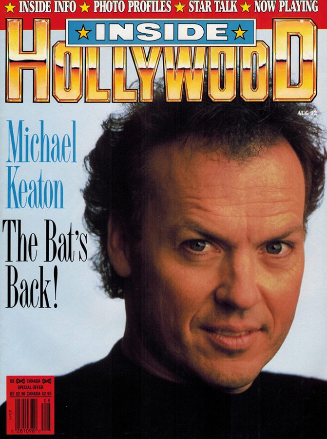 INSIDE HOLLYWOOD (90s) magazine side cover Issue 10 August 1992