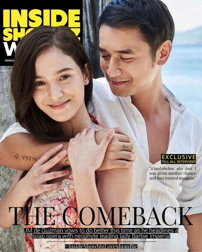 INSIDE SHOWBIZ WEEKLY magazine side cover 9 March 2018