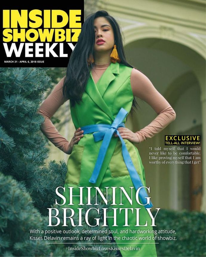 INSIDE SHOWBIZ WEEKLY magazine side cover 31 March 2018