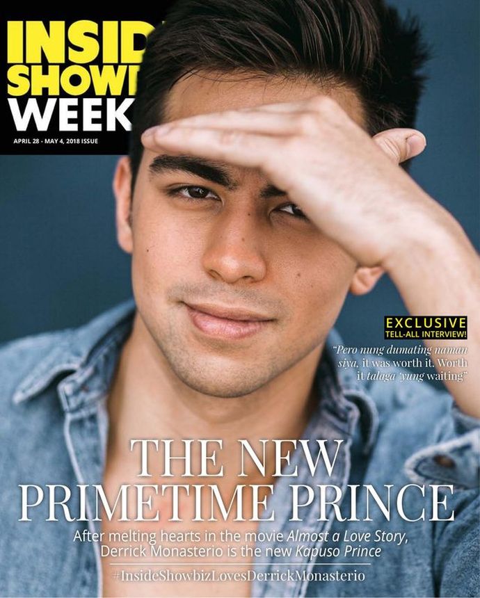 INSIDE SHOWBIZ WEEKLY magazine side cover 28 April 2018