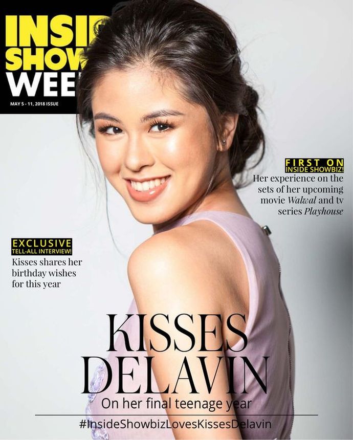 INSIDE SHOWBIZ WEEKLY magazine side cover 5 May 2018