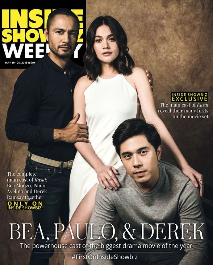 INSIDE SHOWBIZ WEEKLY magazine side cover 19 May 2018