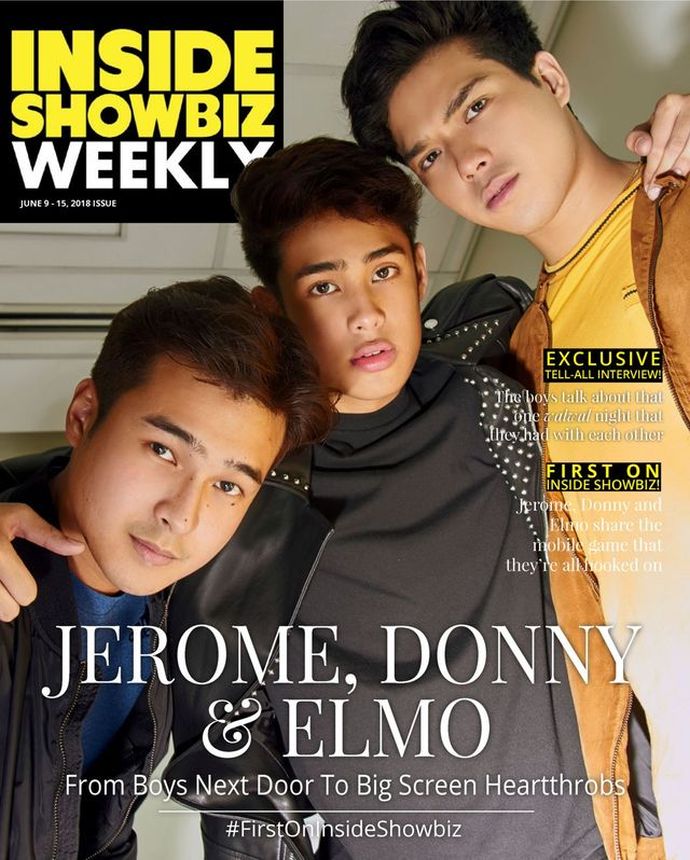 INSIDE SHOWBIZ WEEKLY magazine side cover 9 June 2018