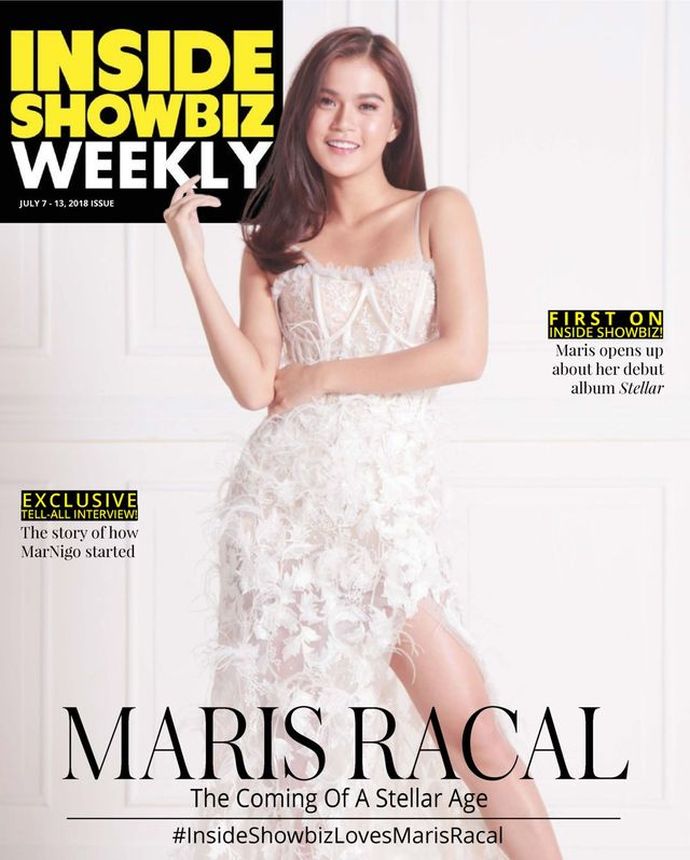 INSIDE SHOWBIZ WEEKLY magazine side cover 7 July 2018