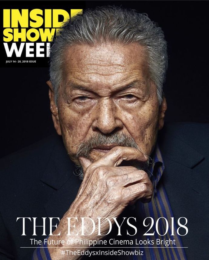 INSIDE SHOWBIZ WEEKLY magazine side cover 14 July 2018