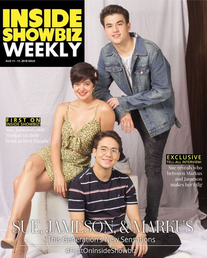 INSIDE SHOWBIZ WEEKLY magazine side cover 11 August 2018