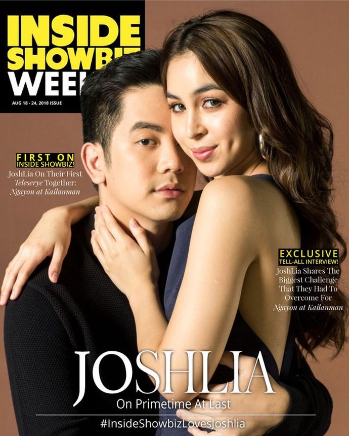 INSIDE SHOWBIZ WEEKLY magazine side cover 18 August 2018