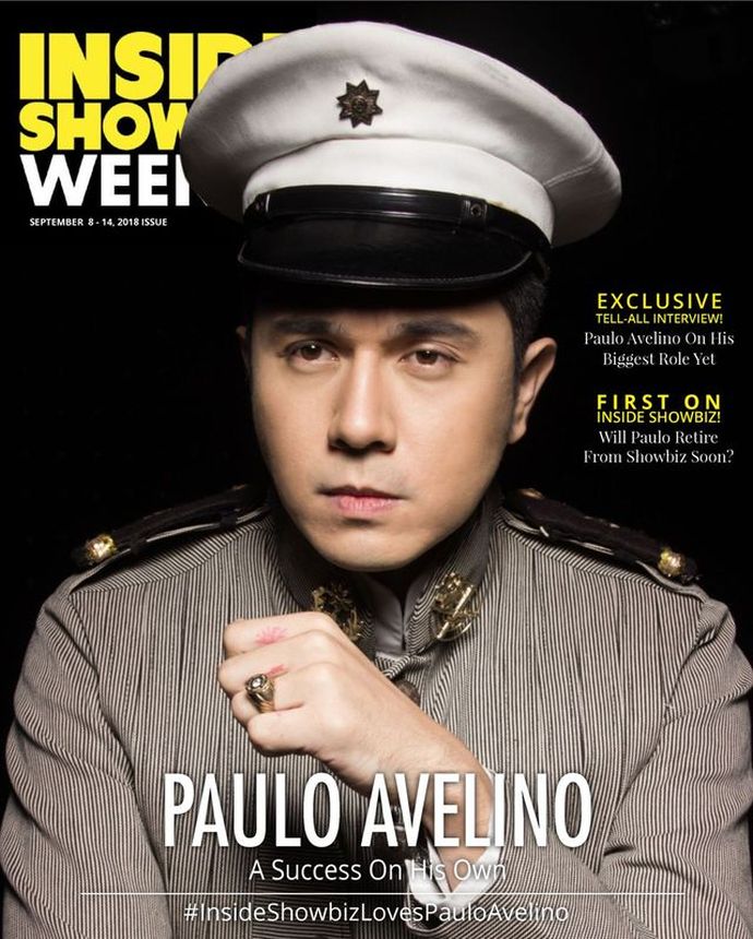 INSIDE SHOWBIZ WEEKLY magazine side cover 8 September 2018