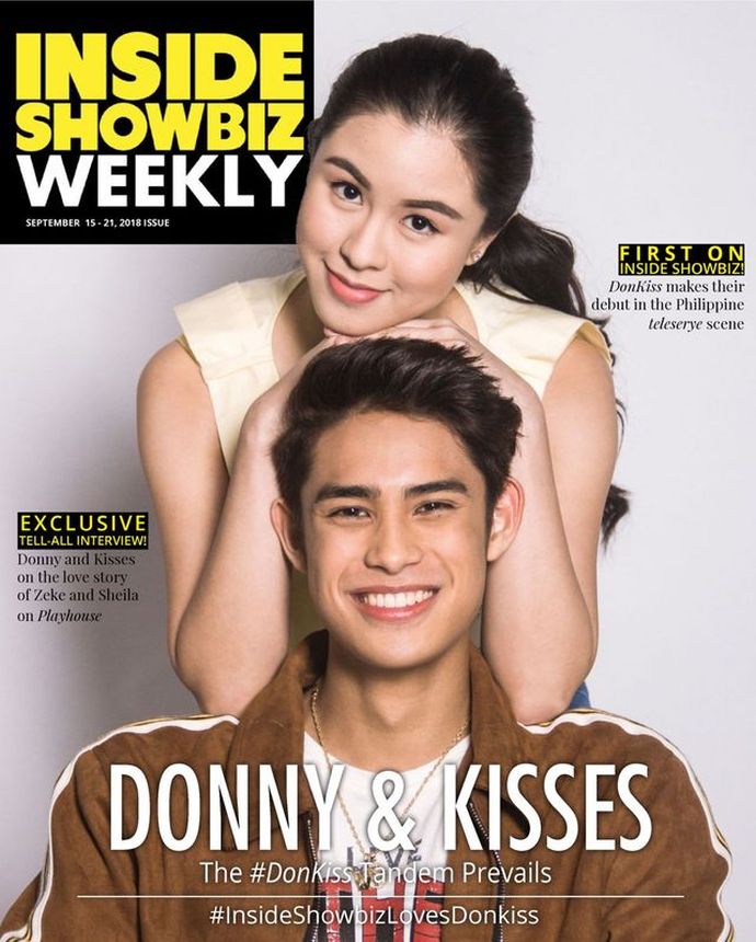 INSIDE SHOWBIZ WEEKLY magazine side cover 15 September 2018