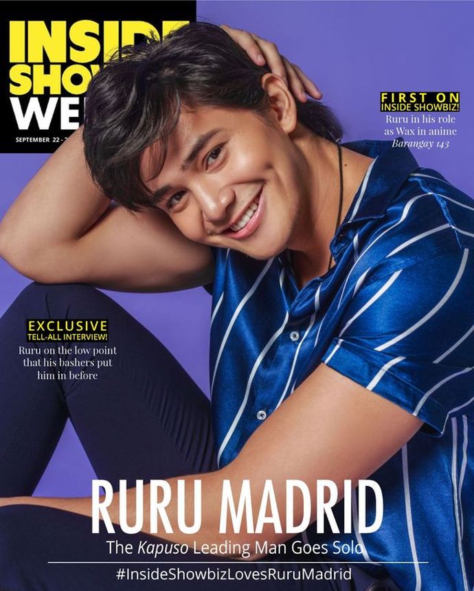 INSIDE SHOWBIZ WEEKLY magazine side cover 22 September 2018