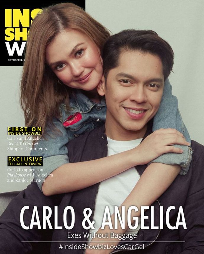 INSIDE SHOWBIZ WEEKLY magazine side cover 3 October 2018
