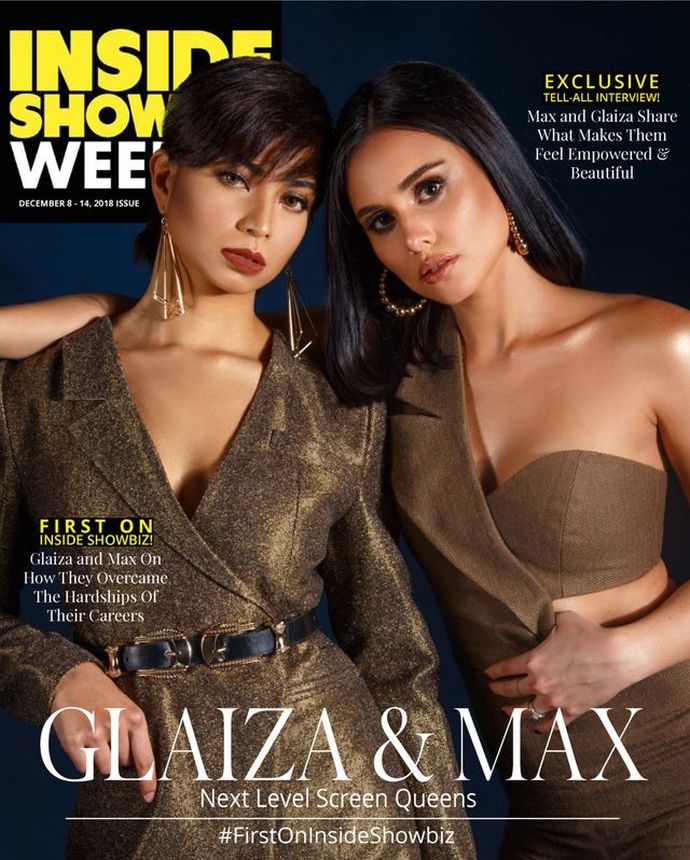 INSIDE SHOWBIZ WEEKLY magazine side cover 8 December 2018