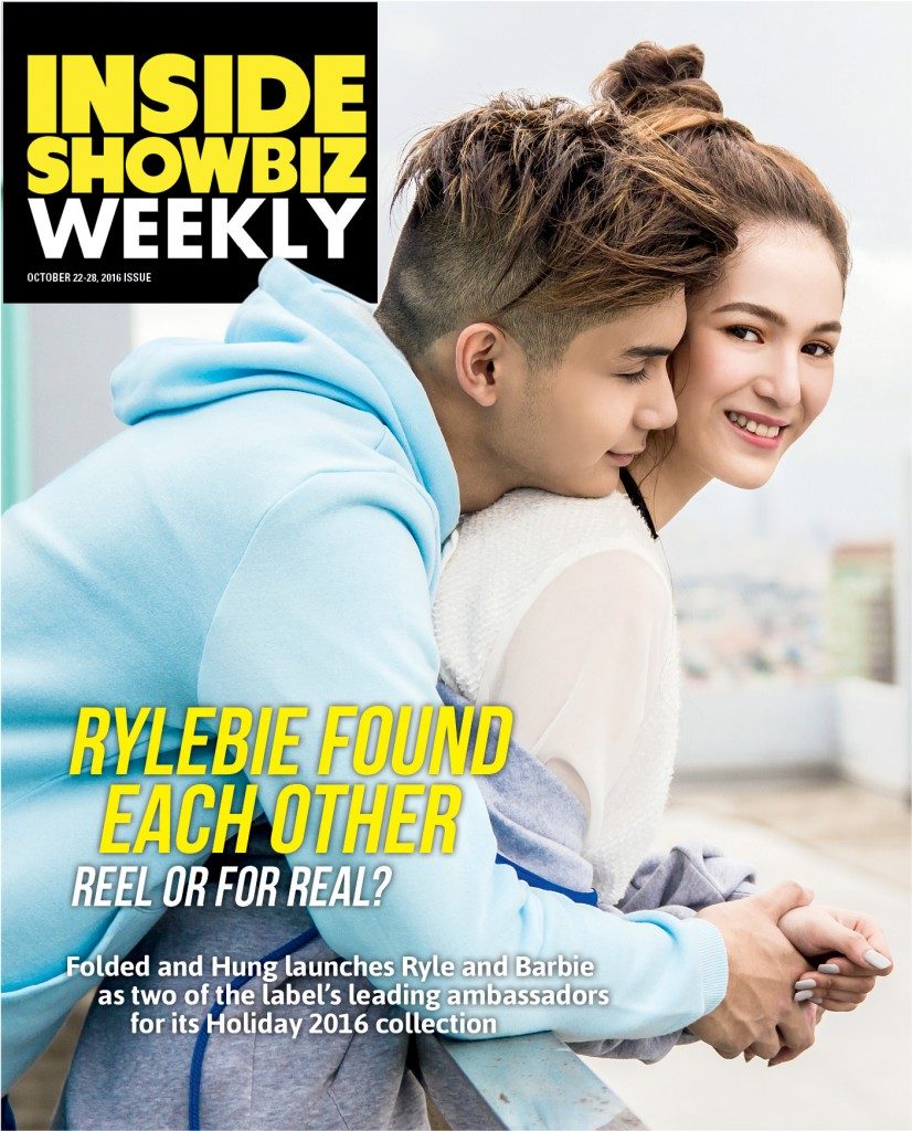 INSIDE SHOWBIZ WEEKLY magazine side cover 24 October 2016