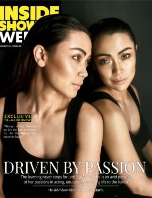 INSIDE SHOWBIZ WEEKLY magazine side cover 27 January 2018
