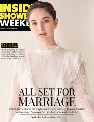 INSIDE SHOWBIZ WEEKLY magazine side cover 10 February 2018
