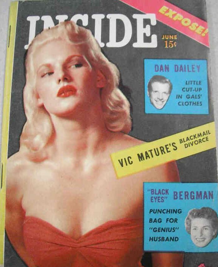 INSIDE magazine side cover June 1955