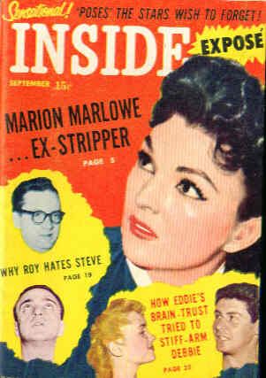 INSIDE magazine side cover September 1955