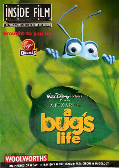 INSIDE FILM magazine side cover  1998