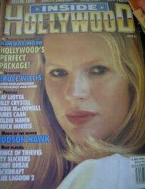 INSIDE HOLLYWOOD (90s) magazine side cover Issue 3 June 1991
