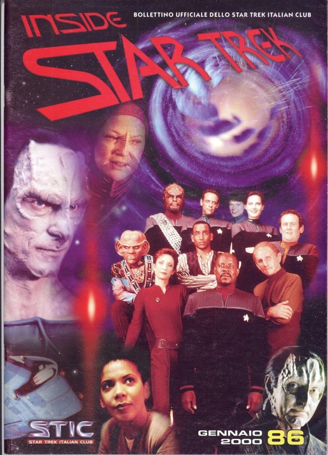 INSIDE STAR TREK magazine side cover Issue 86 January 2000