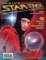 INSIDE STAR TREK magazine side cover Issue 120 January/February 2006