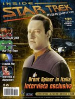 INSIDE STAR TREK magazine side cover Issue 135 July/August 2008