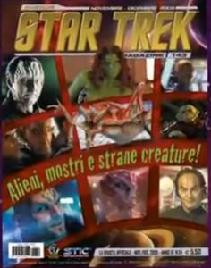 INSIDE STAR TREK magazine side cover Issue 143 November/December 2009