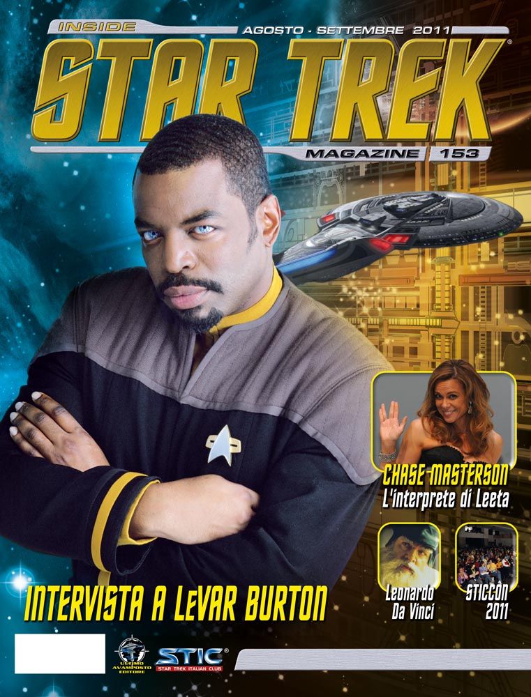 INSIDE STAR TREK magazine side cover Issue 153 August/September 2011
